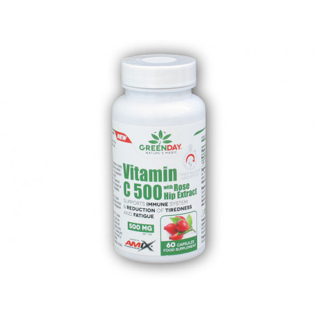 C-vitamin 500mg csipkebogyóval 60cps