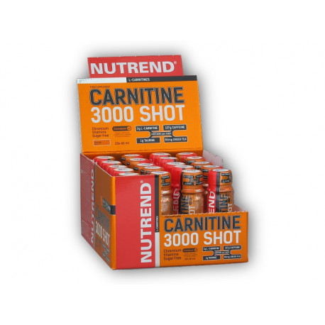 Carnitine 3000 Shot 20x60ml ampullák - narancssárga
