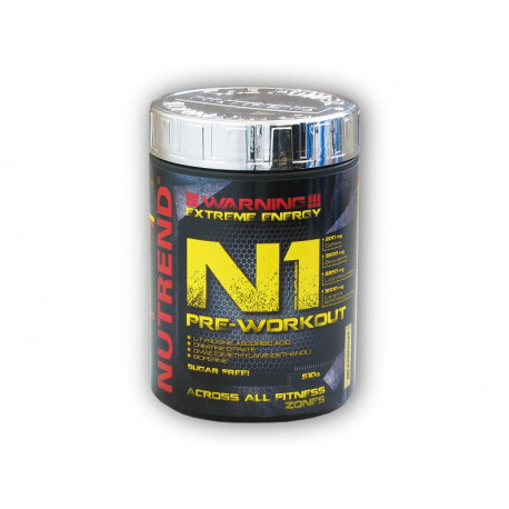 N1 Pre-Workout 510g - piros narancssárga