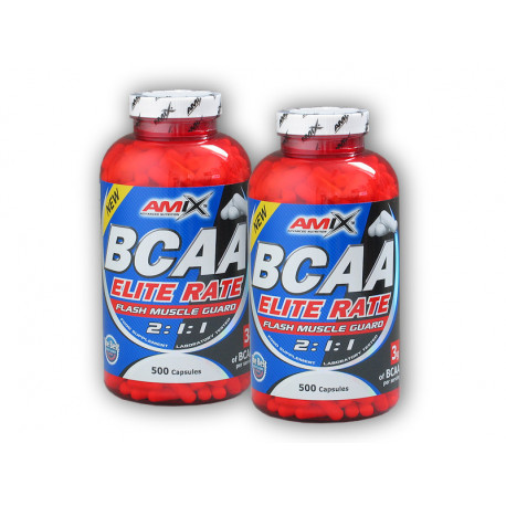 2x BCAA Elite Rate 500 kapszula