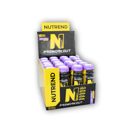 N1 Shot 20 x 60ml - narancssárga tűz