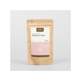 Hibiszkusz fehér virág - 100 g darálva