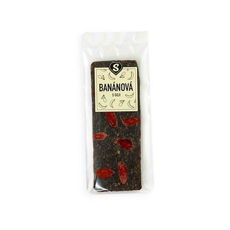 Banánszelet goji bogyókkal - 50g
