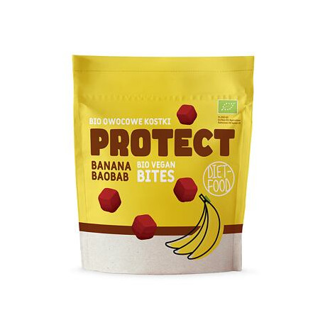 Diétás ételfalatok PROTECT Banán és Baobab