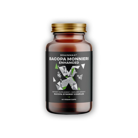 Továbbfejlesztett Bacopa Monnieri 60 növényi kapszula