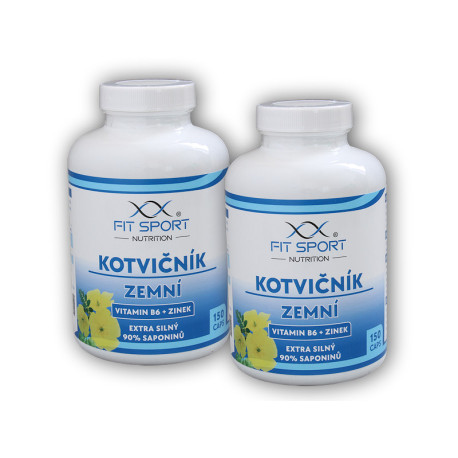 2x Tribulus terrestris 90% + B6-vitamin + Cink 150 kapszula