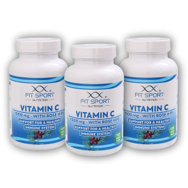 3x C-vitamin 1000 mg csipkebogyóval 120 zöldség tabletta