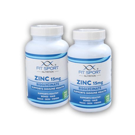 2x Cink 15mg Biszglicinát 100 zöldség tabletta - Cink