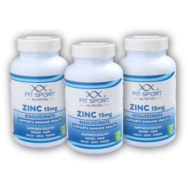 3x Cink 15mg Biszglicinát 100 zöldség tabletta - Cink