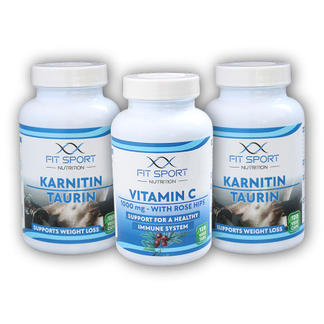 2x karnitin-taurin 120cp + C-vitamin 120cps