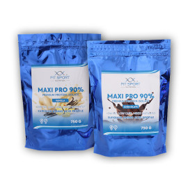 2x Maxi Pro 90% 750g - fehér csokoládé kókusz