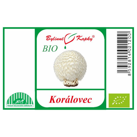 Coral (Hericium) BIO - gyógynövényes cseppek (tinktúra) 50 ml