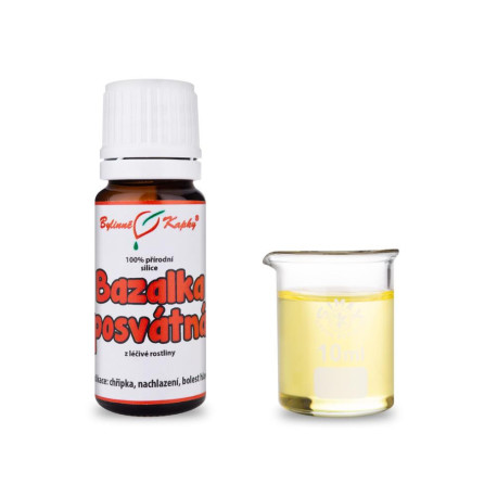 Szent bazsalikom - 100% természetes illóolajok - illóolaj 10 ml