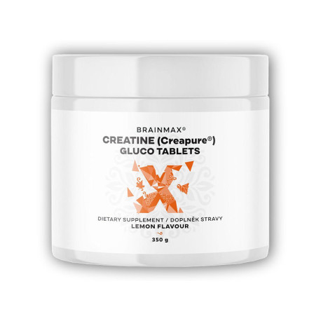 Kreatin Creapure Gluco tabletta Citrom, Kreatin-monohidrát 350g 115 tabletta