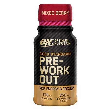 Optimum Nutrition Standard edzés előtti shot 60ml vegyes bogyó