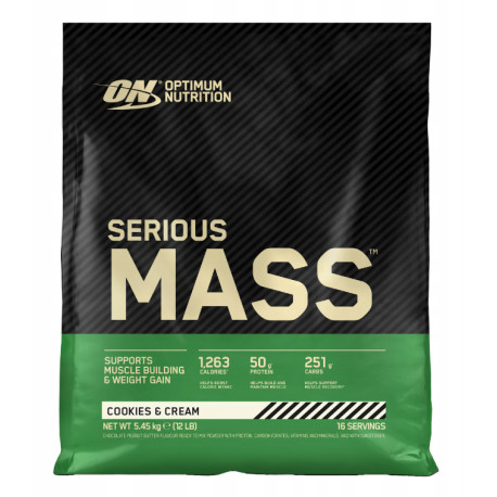Optimum Nutrition Serious Mass 5450g Cookies Cream