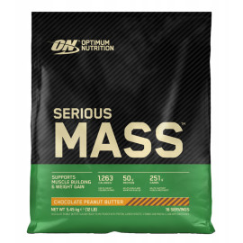 Optimum Nutrition Serious Mass 5450g csokoládé mogyoróvaj