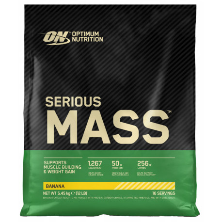 Optimum Nutrition Serious Mass 5450g banán