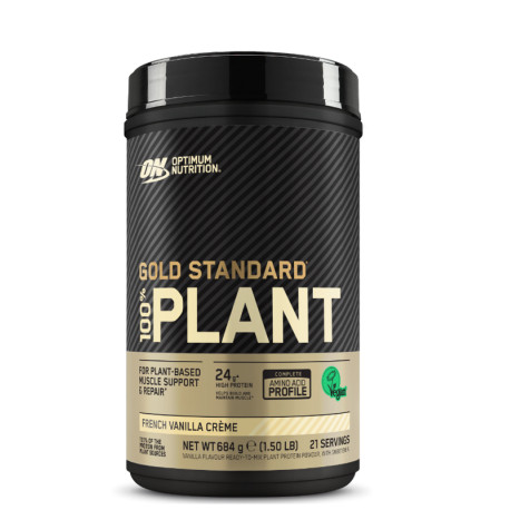 Optimum Nutrition Gold Standard 100% növényi fehérje 684g francia vanília