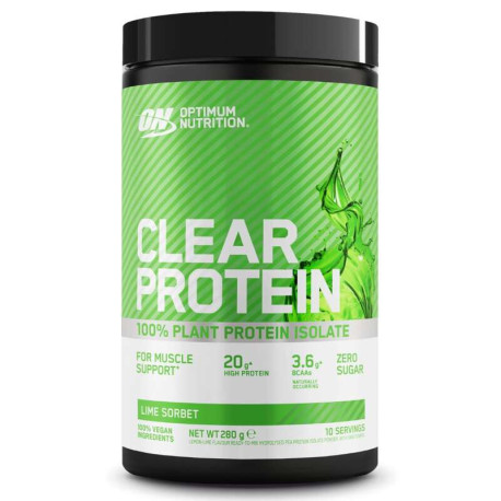 Optimum Nutrition Clear Protein 100% növényi izolátum 280g citrom lime