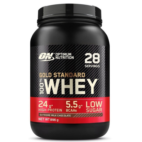 Optimum Nutrition 100% Whey Gold 900g extrém tejcsokoládé