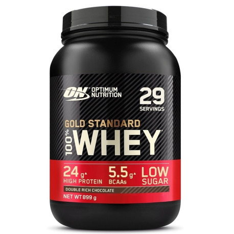 Optimum Nutrition 100% Whey Gold 900g Double Rich csokoládé