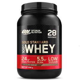 Optimum Nutrition 100% Whey Gold 900g csokoládé mogyoró