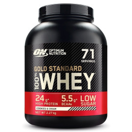 Optimum Nutrition 100% Whey Gold 2270g Cookies krém