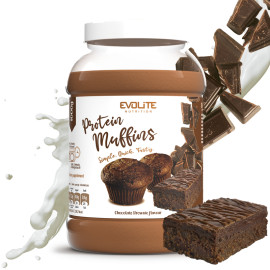 Evolite Protein Muffin 1000g Csokoládé Brownie