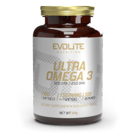 Evolite Nutrition Ultra Omega 3 500EPA / 250DHA 100 lágykapszula