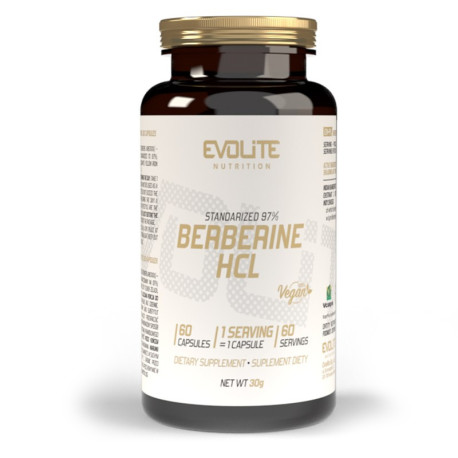 Evolite Nutrition Berberine HCL szabványosított 97% 60 VegeCaps