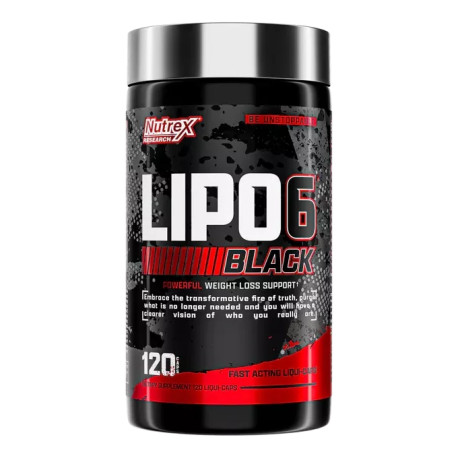 Nutrex Lipo 6 fekete 120 kapszula
