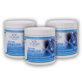 3x 100% tiszta mobilitási kollagén 300g bioaktív kollagén peptidek SOLUGEL