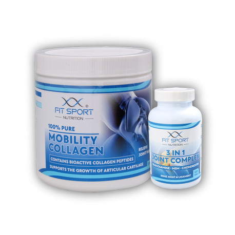 100% Pure Mobility Collagen 300g SOLUGEL + 3 az 1-ben Joint Complex 120 tabletta
