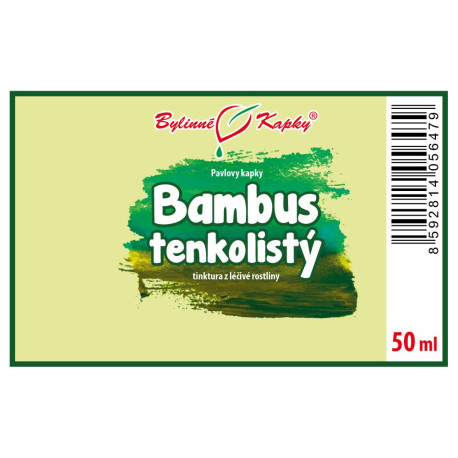 Vékonylevelű bambusz (TCM) - Paul gyógynövényes cseppjei (tinktúra) 50 ml