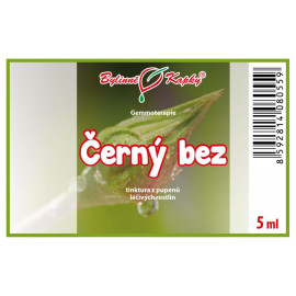 Fekete bodza rügyek 5 ml - gemmoterápia
