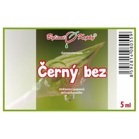 Fekete bodza rügyek 5 ml - gemmoterápia