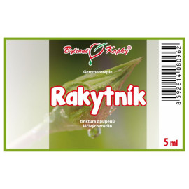 Homoktövis rügyek 5 ml - gemmoterápia