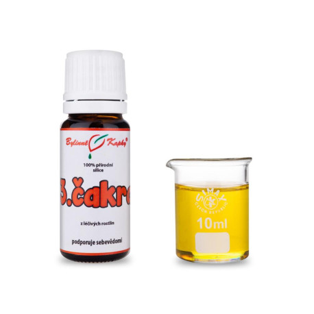 3. csakra - 100% természetes illóolajok - illóolajok keveréke 10 ml