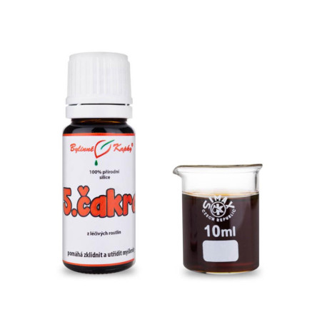 5. csakra - 100% természetes illóolajok - illóolajok keveréke 10 ml