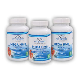 3x Mega HMB 3000mg 120 zöldséges sapka