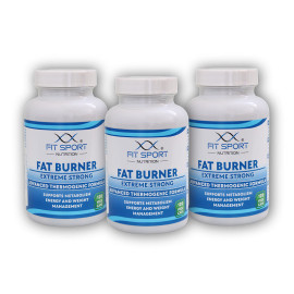 3x Fat Burner Extreme Strong 120 vege caps - Fat burner
