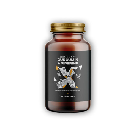 Curcumin &amp; Piperine 60 gyógynövényes kapszulák Kurkumin