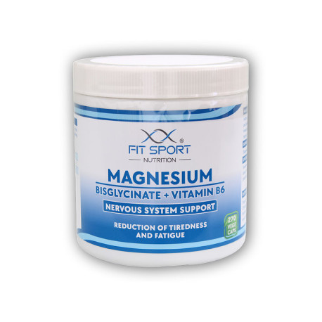 Magnézium-biszglicinát + B6-vitamin 270 zöldségsapka - magnézium