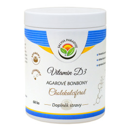 D3-vitamin – Cholecalciferol agar-cukorkák 60 darab