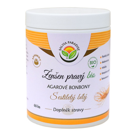 Ginseng Agar cukorka BIO 60 darab