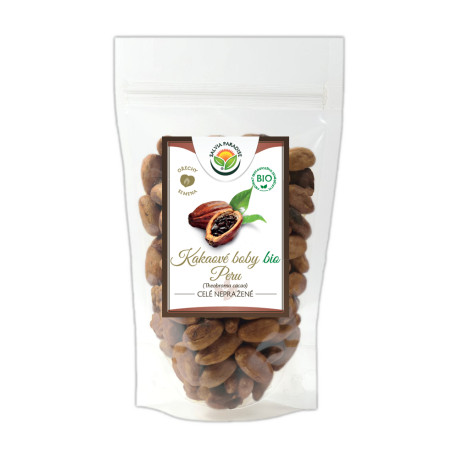 Kakaóbab, pörköletlen, egész hámozatlan Peru BIO 250g