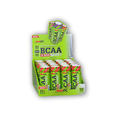 MIX BCAA 3000 2:1:1 Shot 20x60ml - erdei gyümölcsök