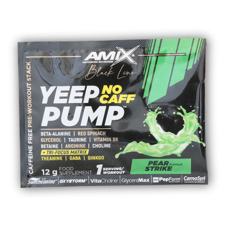 Black Line Yeep Pump NO CAFF 12g KÜLÖNLEGES AJÁNLAT - körtecsapás