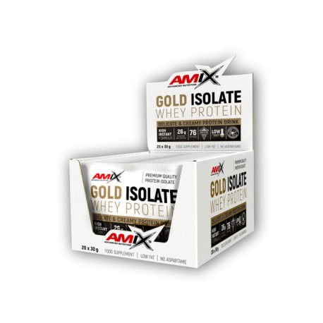 10x arany tejalapfehérje izolátum 30g - KÜLÖNLEGES AJÁNLAT - természetes vanília